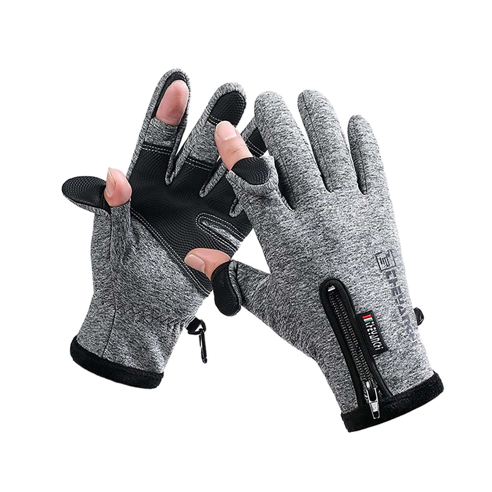 Mens Warm Work Gloves Womens Winter Running Gloves Touchscreen Ski Glove Cold Weather Gear for Cycling Working