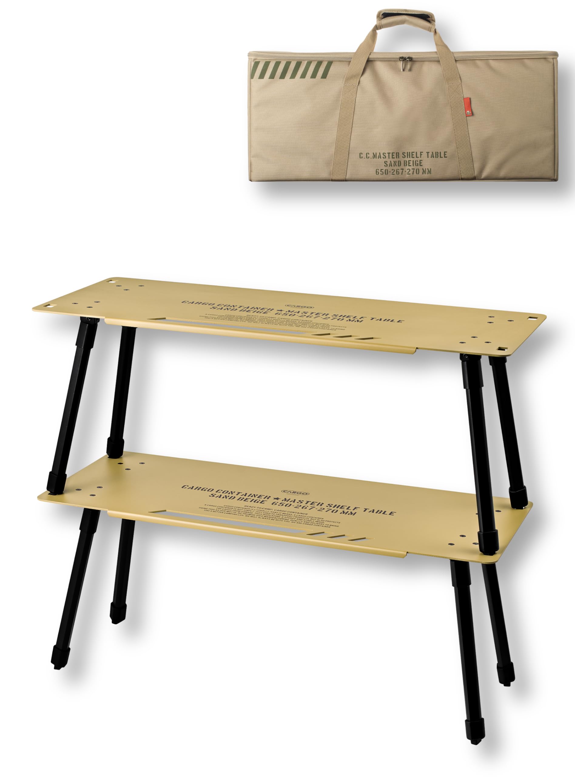新品‼️CARGO✨MASTER SHELF TABLE 2枚入り　サンドベージュ Amazon.co.jp: CARGO CONTAINER カーゴコンテナ MASTER SHELF