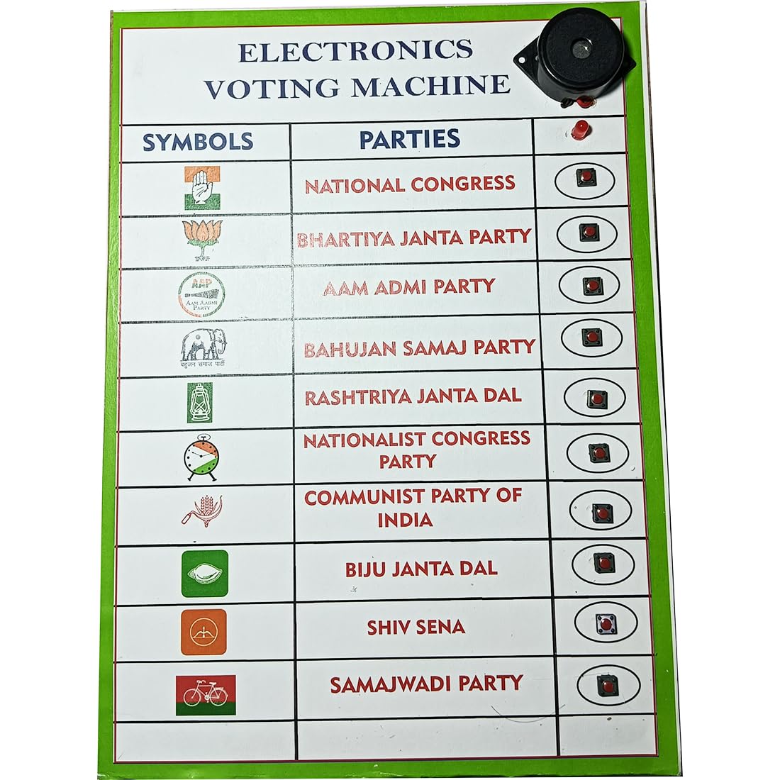 ELECTRONIC VOTING MACHINE WORKING MODEL and PROJECT (B0CY4PRS1N) Amazon Price History, Amazon Price Tracker