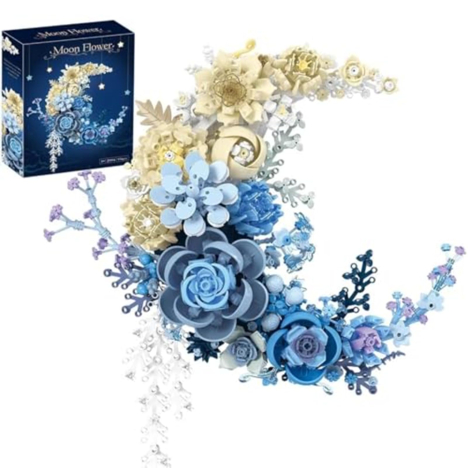 Amazon.co.jp: ボタニカル ワイルドフラワーブーケ レンガ造りの月の花