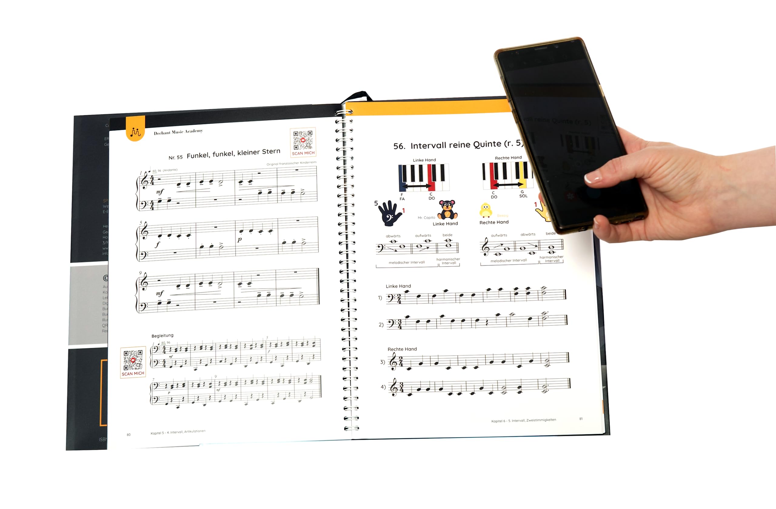 Spiele wie ein Profi - Klavier Anfänger Level 1 | mit 68 QR - Codes Video und Audio | Online - Klavierkurs
