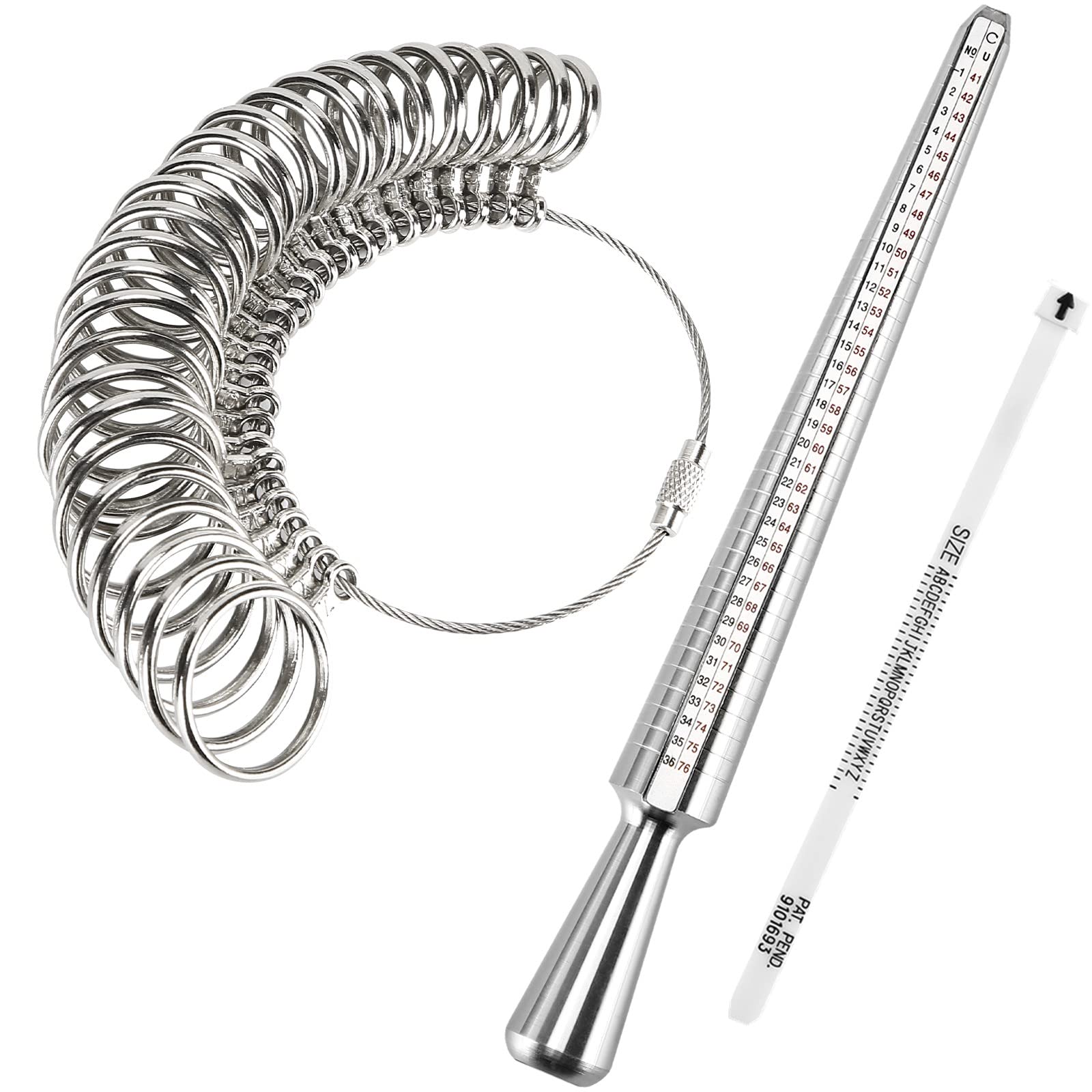 Buy ENNIYU Ring Measurement Tool, Ring Sizer UK Measure Scales Kit