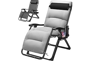 Padded Zero Gravity Chair: Ultimate Outdoor Relaxation