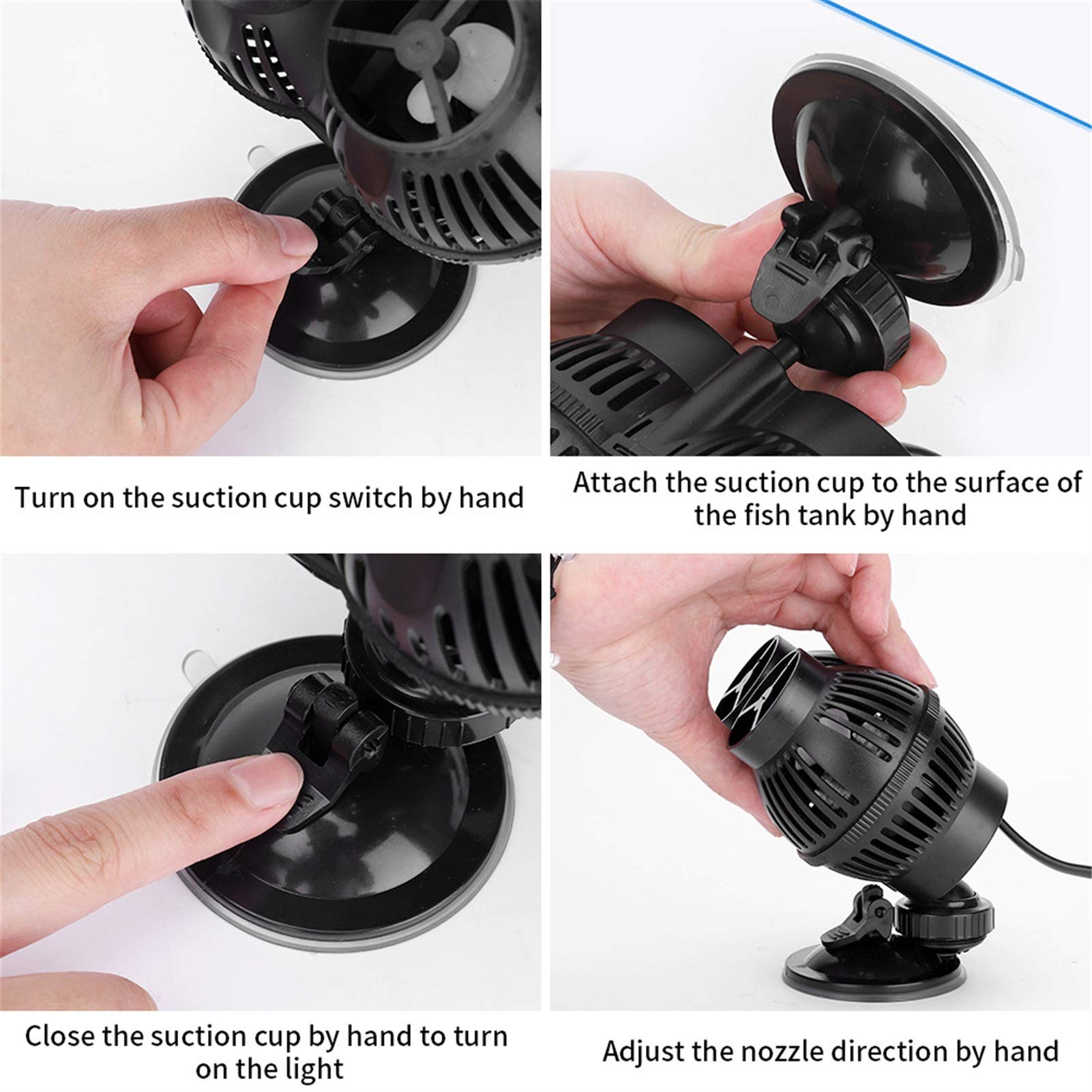Amazon.co.jp: ウェーブポンプ アクアリウム 水流ポンプ 淡水海水用水