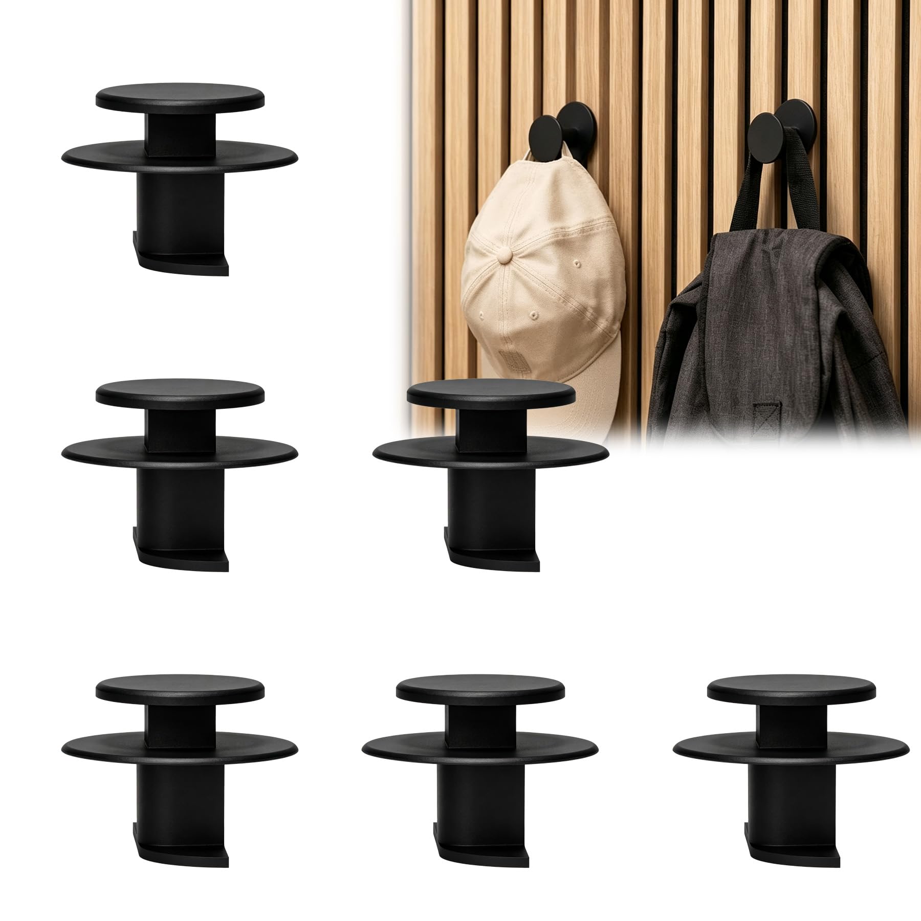 Photo 1 of Vymoson Acoustic Panel Hook 6-Piece Set