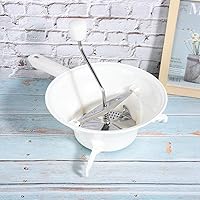 Vista 5 de Molino de alimentos de acero inoxidable con 3 discos de molienda, molino rotatorio de alimentos para salsa de tomate, puré de manzana, puré de papas