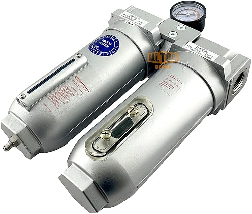 Miniatura 3 de Sistema de secado desecante de filtro de coalescencia de 2 etapas de grado industrial NPT de 34 "NPT SUPER DUTY para líneas de aire comprimido,