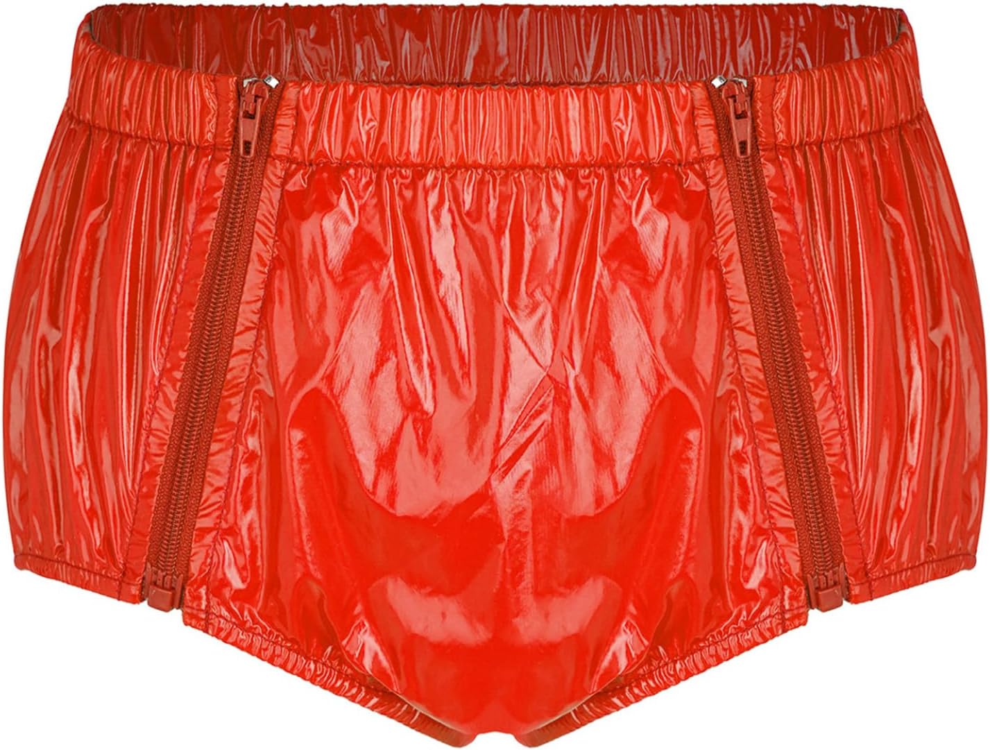 Kids Special Needs Swim Diaper Covers Reusable Plastic Panites Double Zipper Waterproof Incontinence Shorts