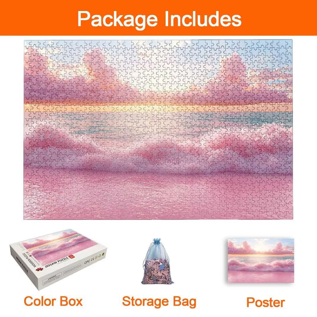 Puzzle Playa, Puzzle 5000 Piezas, Rompecabezas, Regalo Mujer, Decor -8350