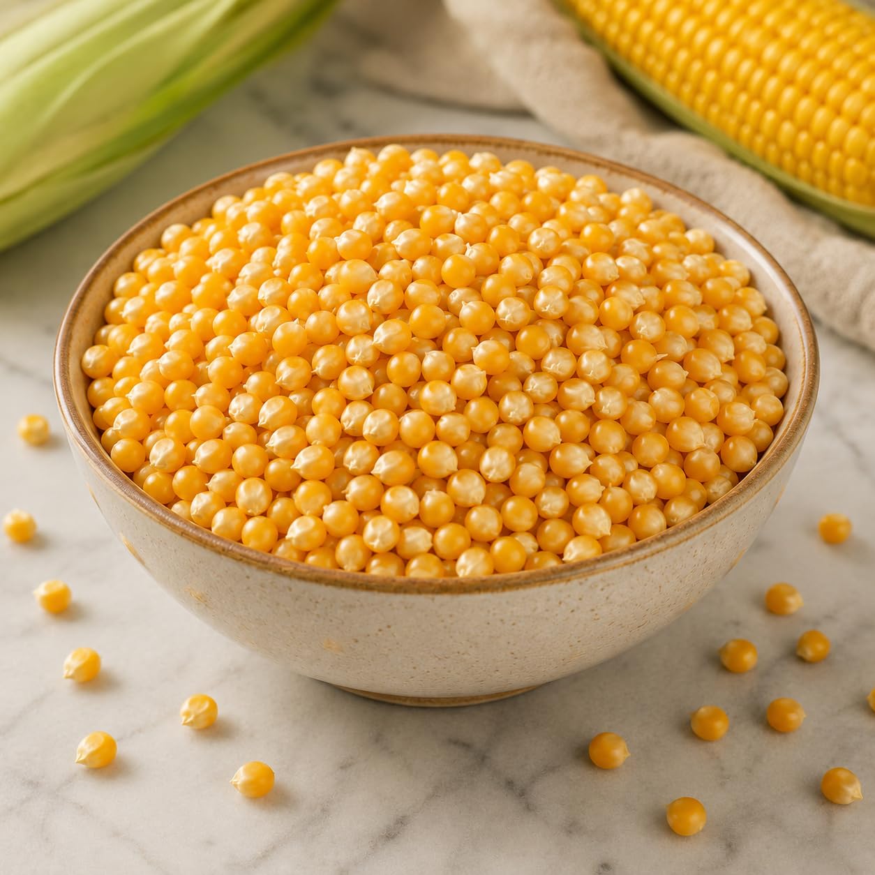 Vrindavan Rasoi Premium Unpopped Popcorn Kernels | Raw Popcorn Corn Seeds | High Popping Maize Corn | Fresh Yellow Popcorn for Home & Movie Nights | 1 Kg-picture-27