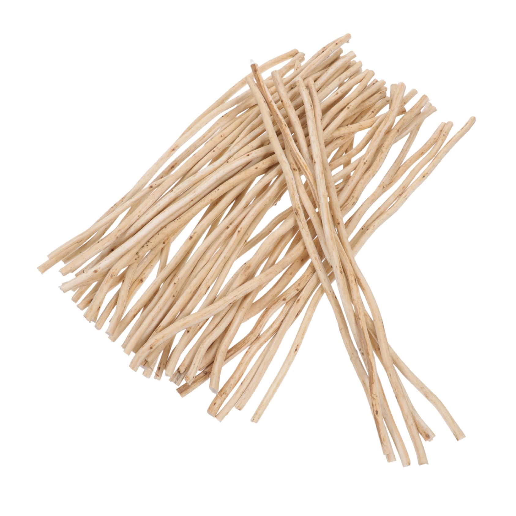 NOLITOY 50pcs Diffuser Sticks Natural Wavy Rattan Refill for Home Fragrance Decorative and Functional Rods for Relaxing Spaces