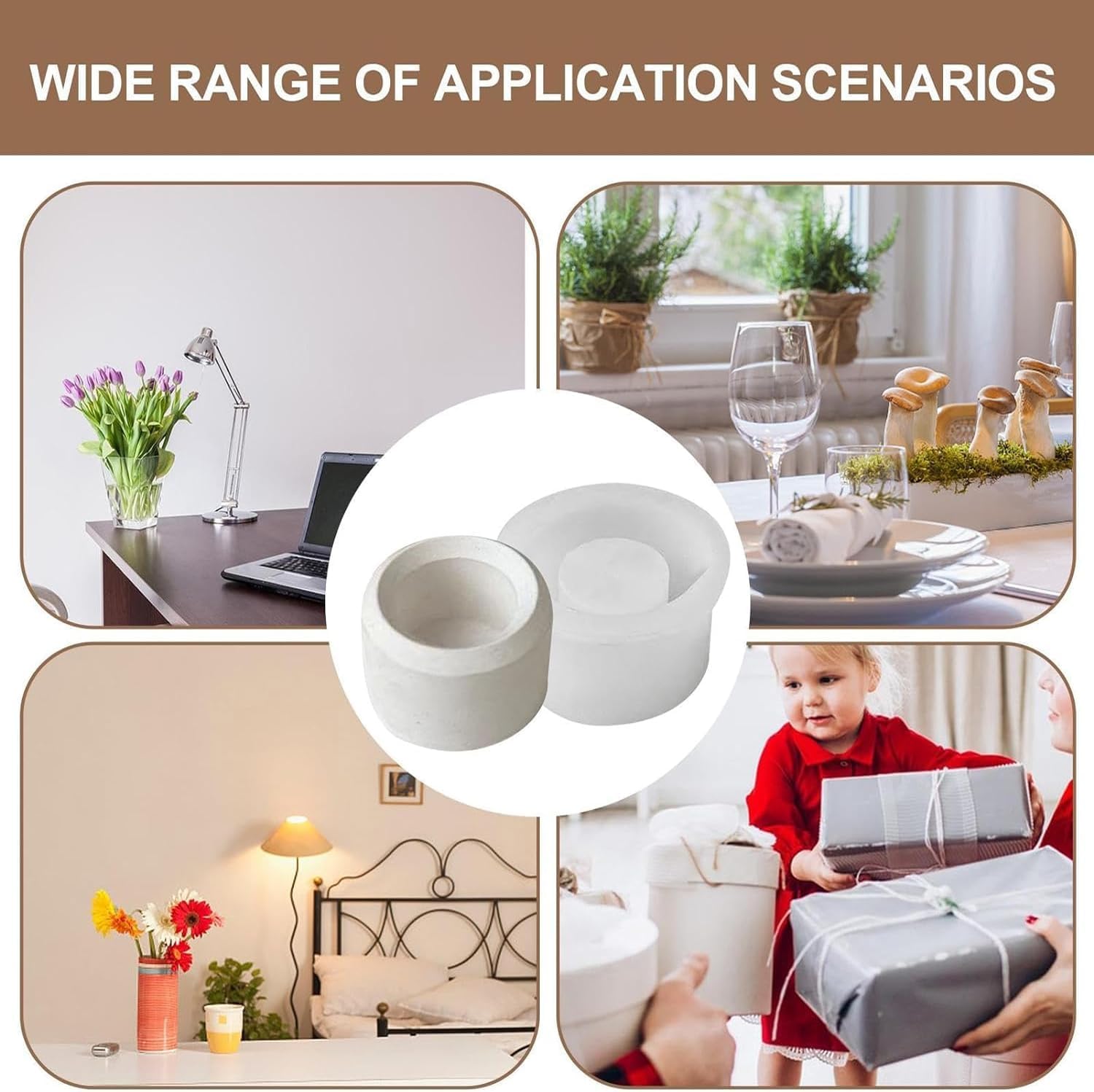 Silikonformen Für Kerzen & DIY - 3D Kaffeetassen Form Mit Clip