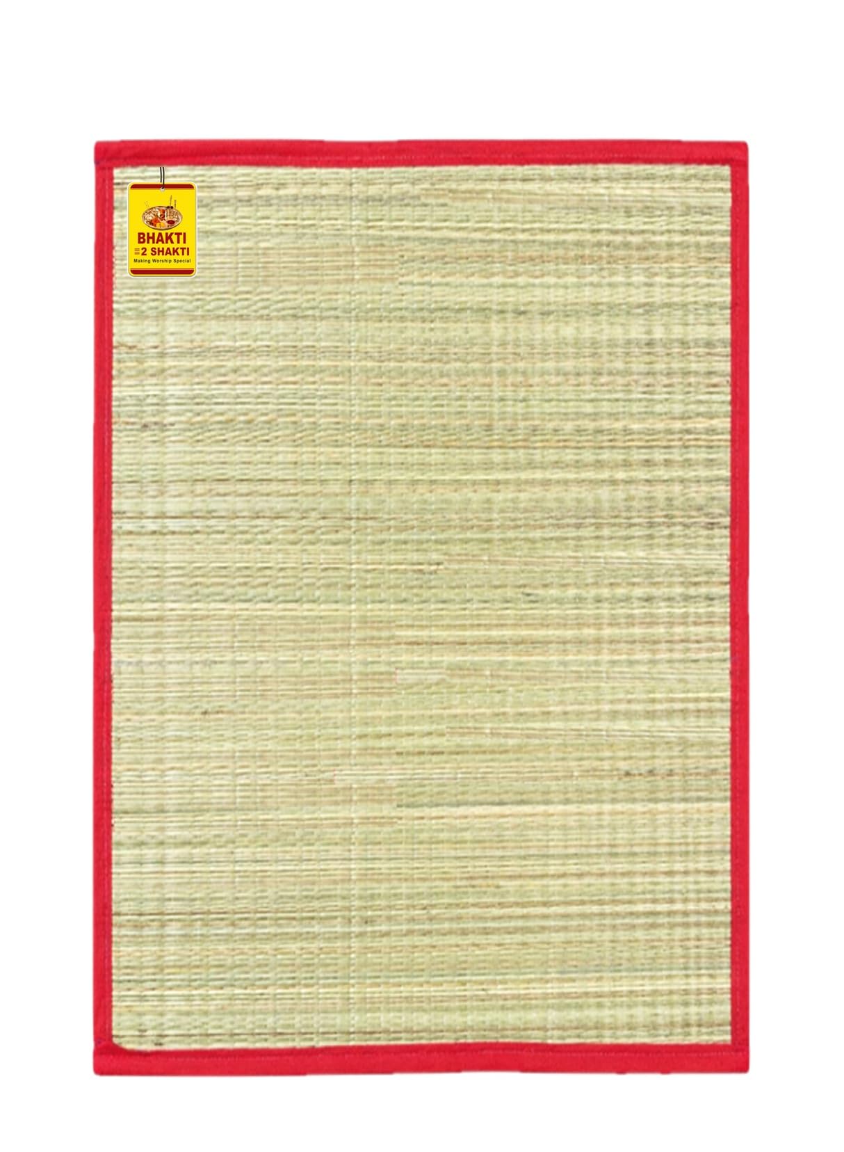 Bhakti2Shakti Traditional Chatai Mats for Home - Korai Grass Mat [2 X 3 feet, Multicolor] Grass G1 Ivory Floor Mat, korai pai, mat for Floor, chatai, Rectangular-image-8