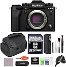 Fujifilm X-T5 Mirrorless Camera (Black) Bundle with 64GB Memory Card, Gadget Bag, Card Reader & More (8 Items) | USA Authorised with Fujifilm Warranty | Fuji xt5