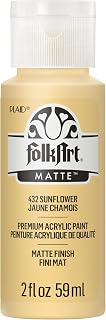 FolkArt Acrylic Paint in Assorted Colors (2 oz), 432, Sunflower