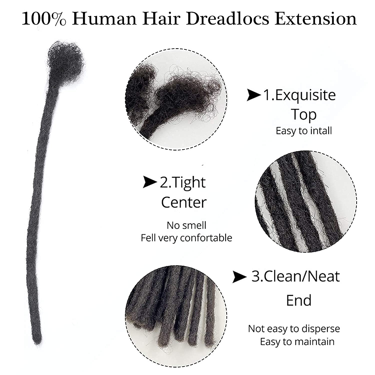 human hair diameter