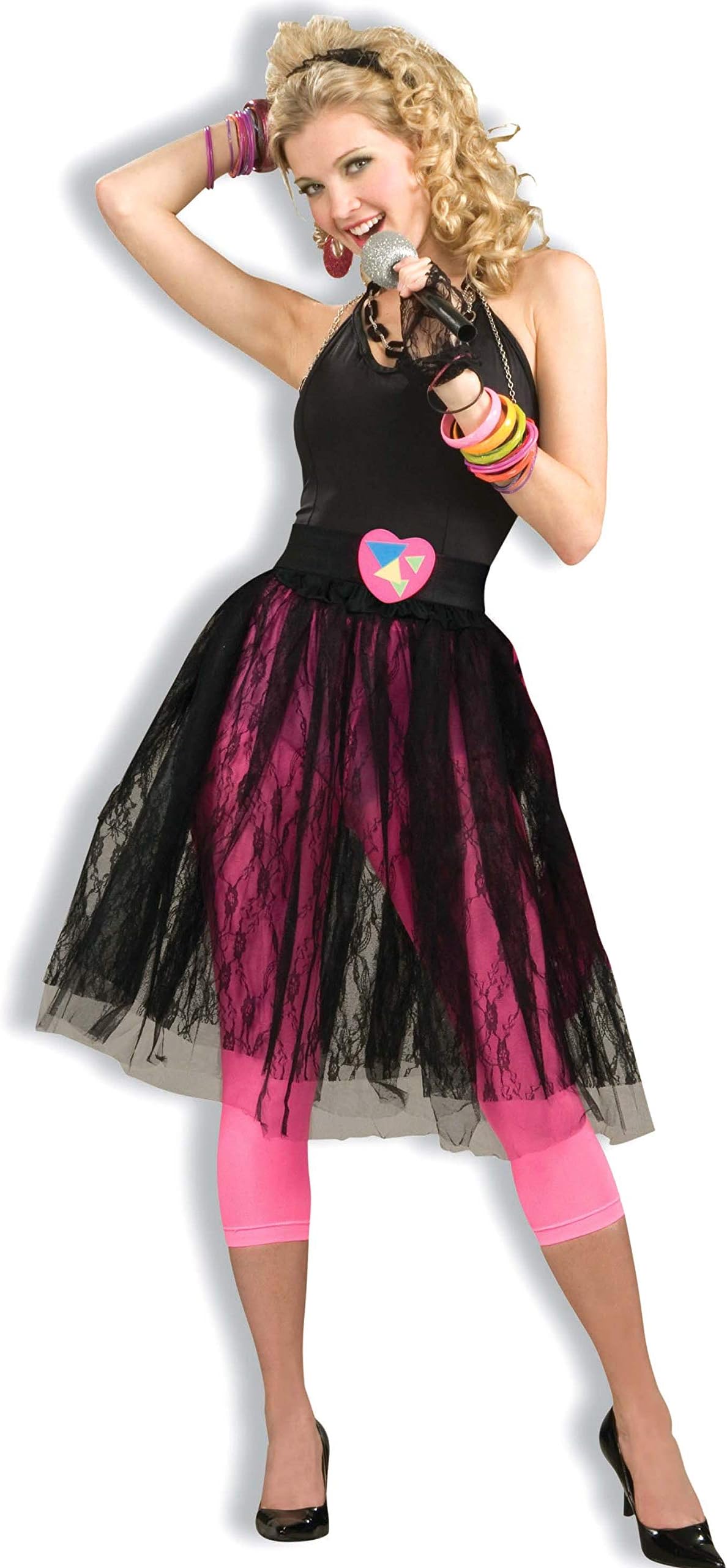 Woman's 80's Pop Star Skirt Costume