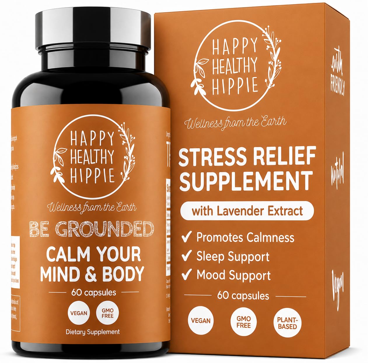 Amazon.com: Happy Healthy Hippie Be Grounded Stress Relief
