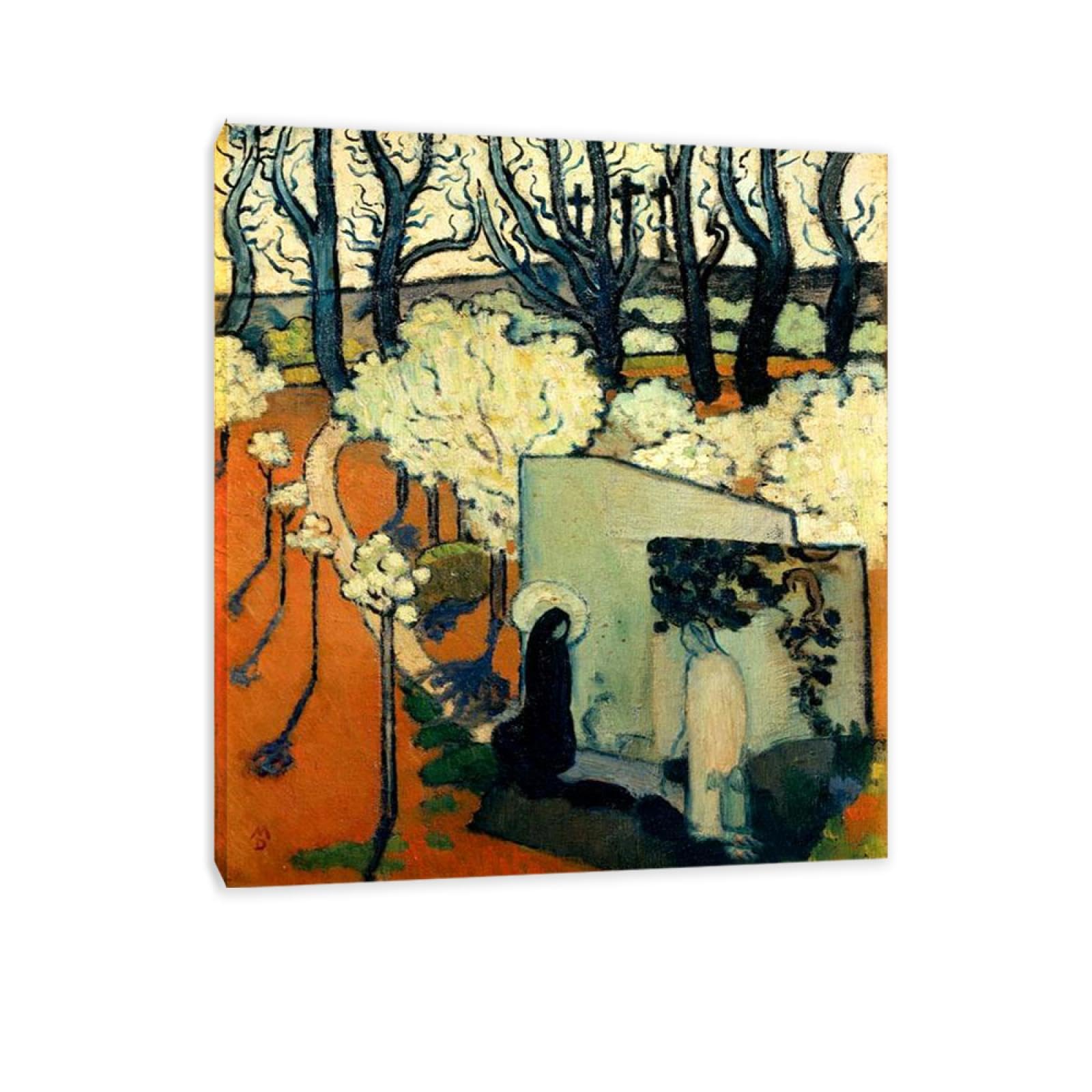 Matin de Pâques, Maurice Denis, wydruki, słynny plakat reprodukcje obrazów olejnych, druk Giclee na płótnie - klasyczne płótno, obrazy ścienne do dekoracji salonu, 30 x 35 cm, oprawione