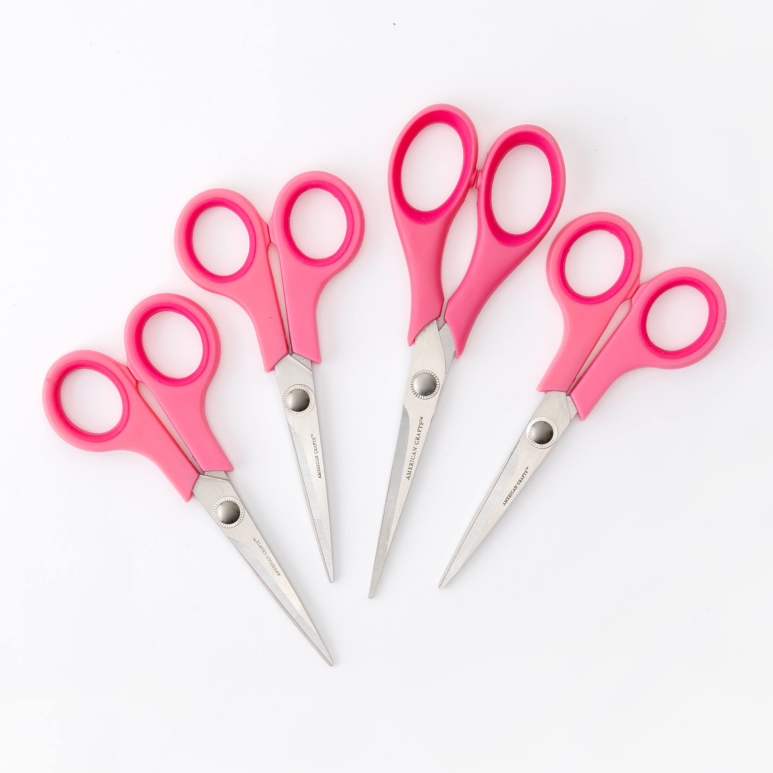 Kitchen Craft Colourworks - Forbici con fodero, set di 24, colore rosso