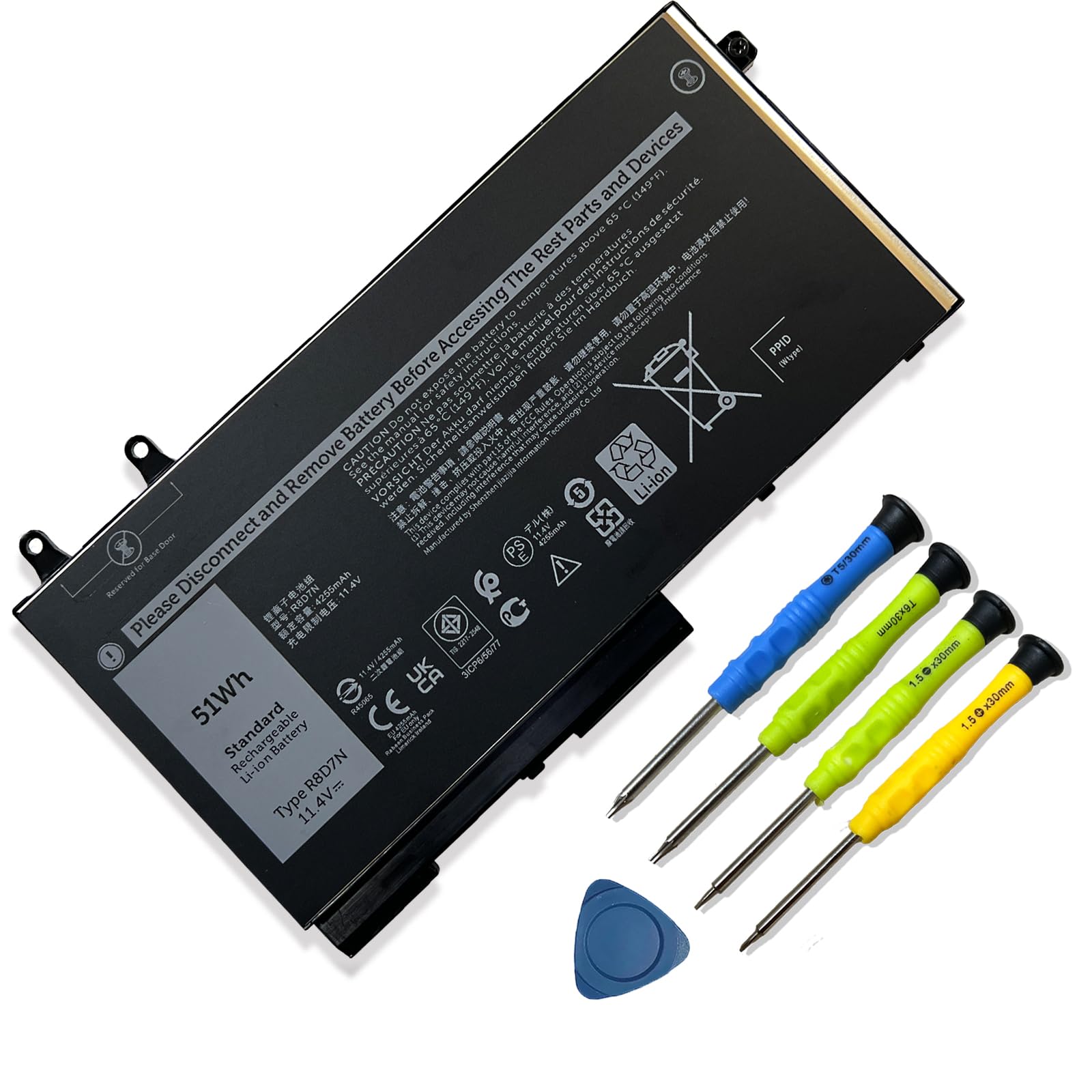 Amazon.com: Mobik R8D7N Laptop Battery Compatible with Dell