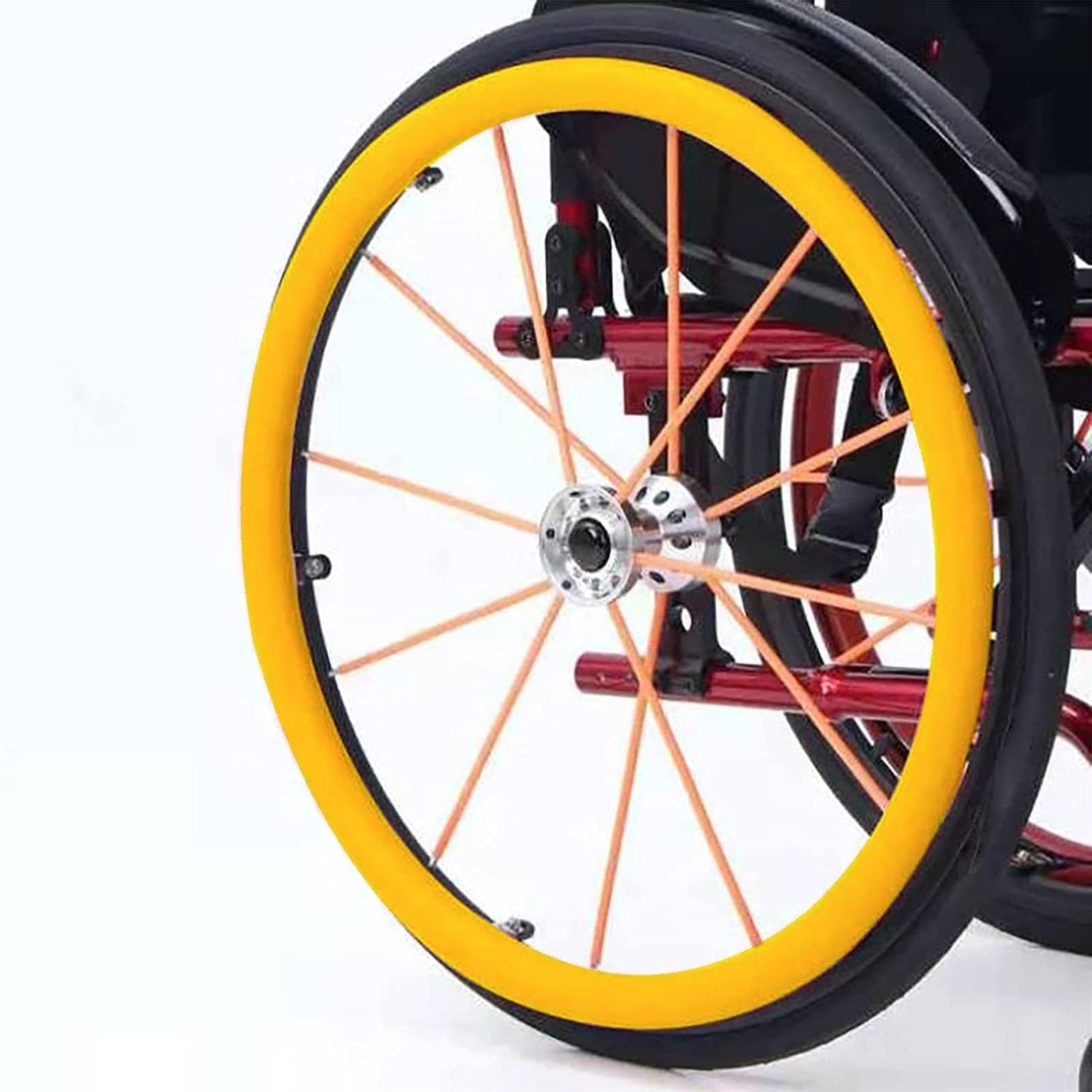Funda para aro de empuje de silla de ruedas | Funda para silla de ruedas de 22/24 pulgadas | Fundas antideslizantes para radios de silla de ruedas | Fundas para aro de mano para silla de ruedas, 007,