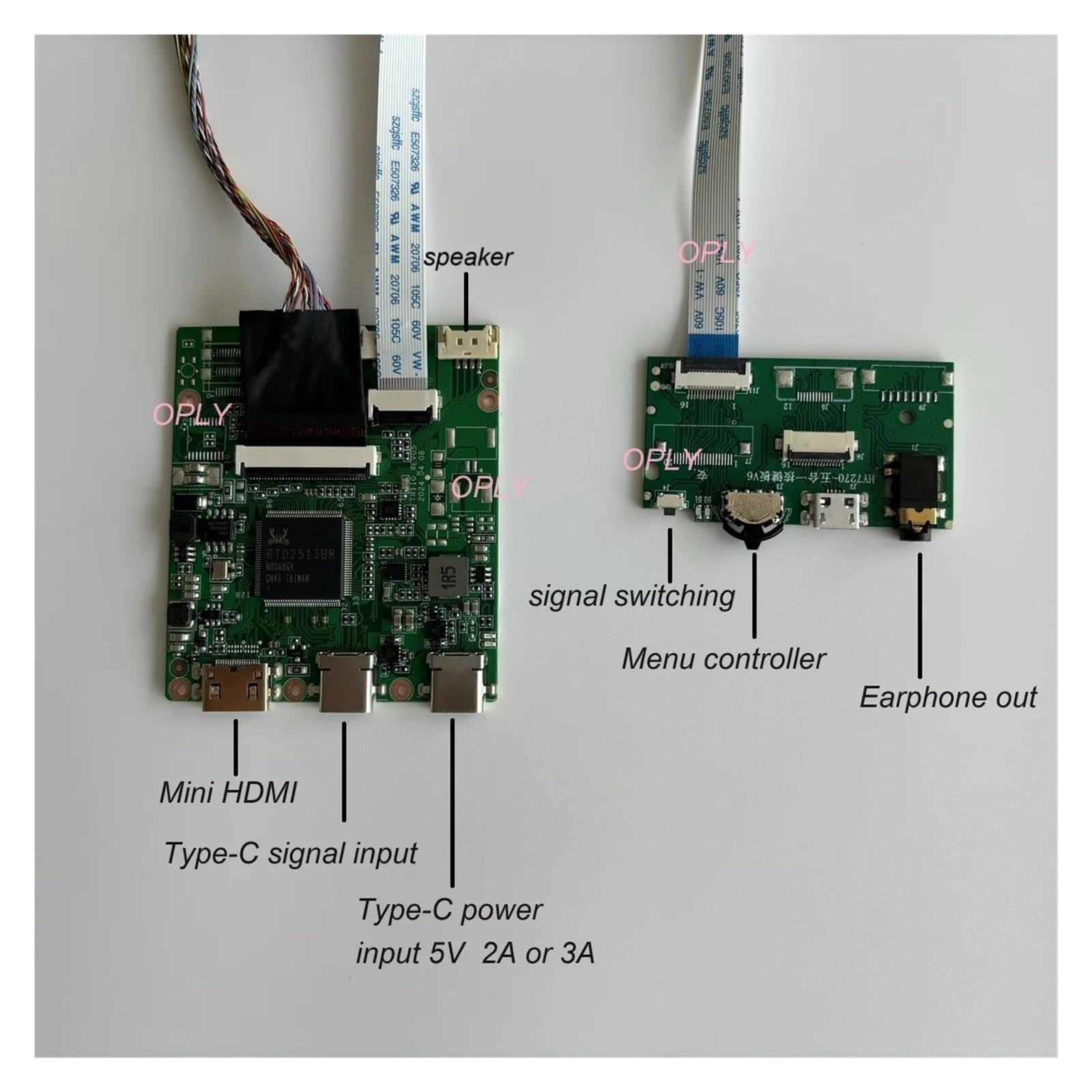 Kit Scheda Di Controllo LP140WH4 LP140WH8 LP140WH4-TLN1-TLN2 Kit Driver EDP | Pannello LCD 14" 1366X768 LVDS 2 TYPE-C MINI compatibile HDMI(LP140WH8-TLB1)