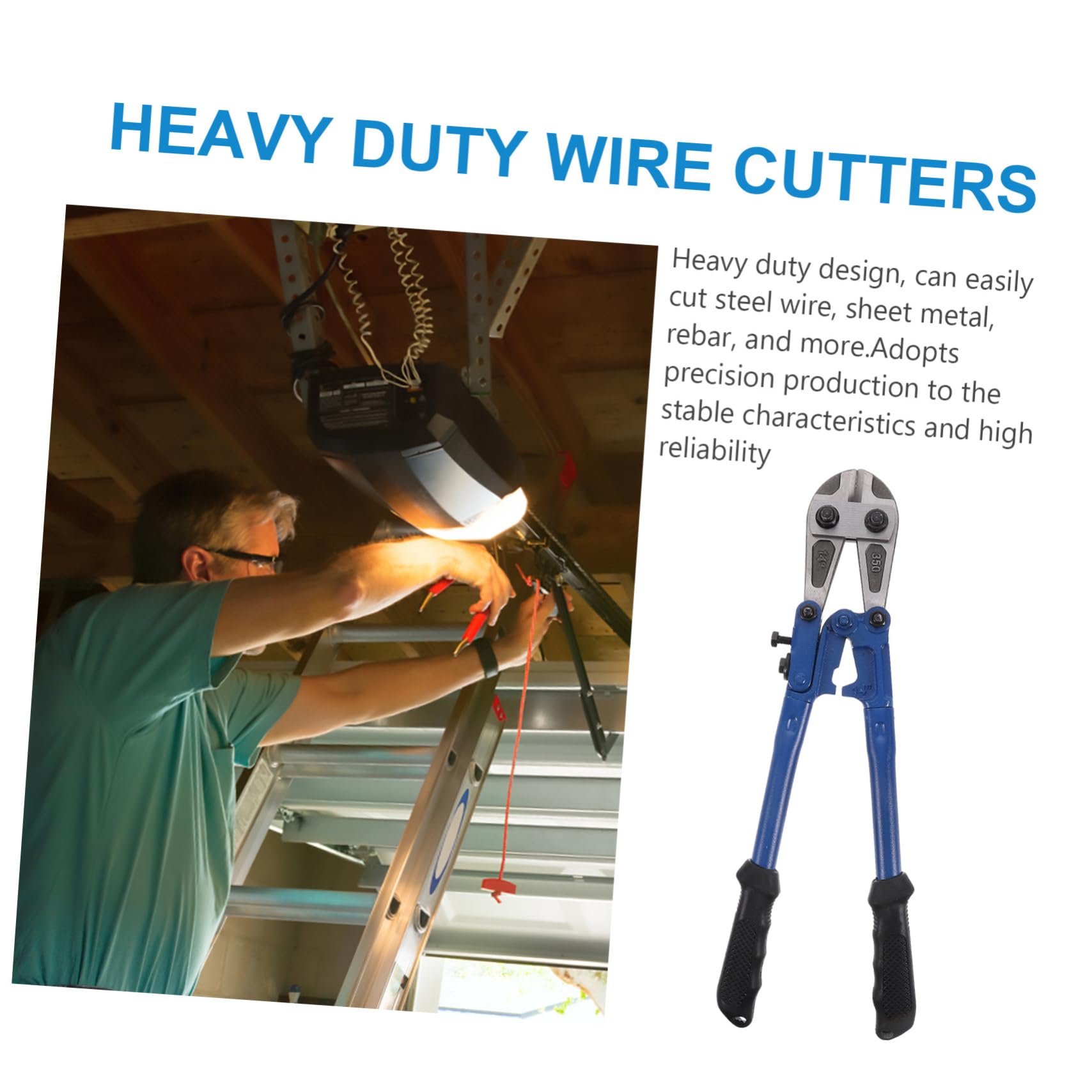 Gatuida Tagliabulloni Heavy Duty Con Impugnatura Ergonomica Utensile Per Recinzioni e Filo Di Design Salvaspazio e Alta Precisione
