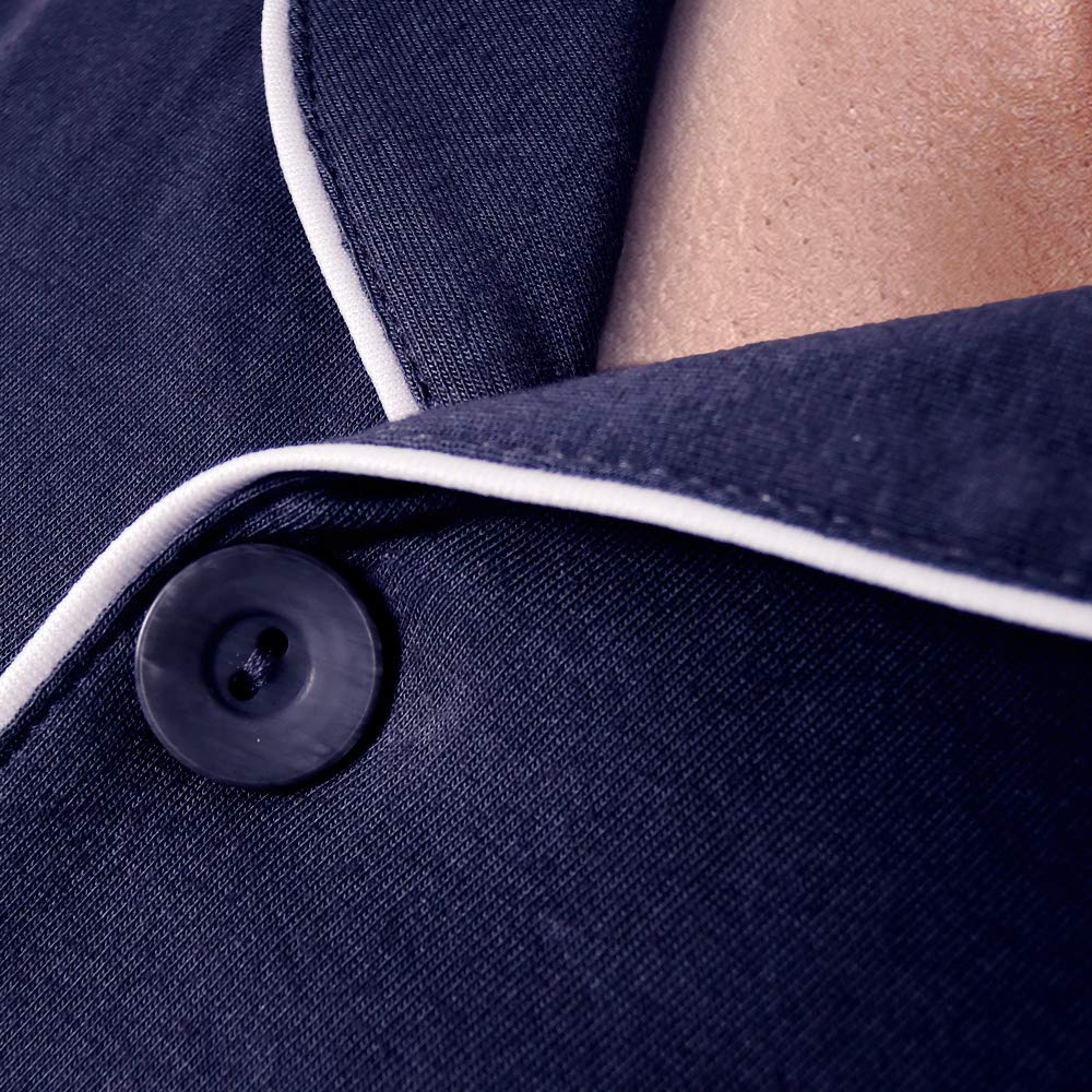 e.VIP - Pigiama da uomo Jim 765 in cotone