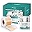 Pumkot Advanced Silicone Scar Cream and Scar Sheets, Professional Scar Repair Kit for Surgical Scars, Stretch Marks, Old and New Scars