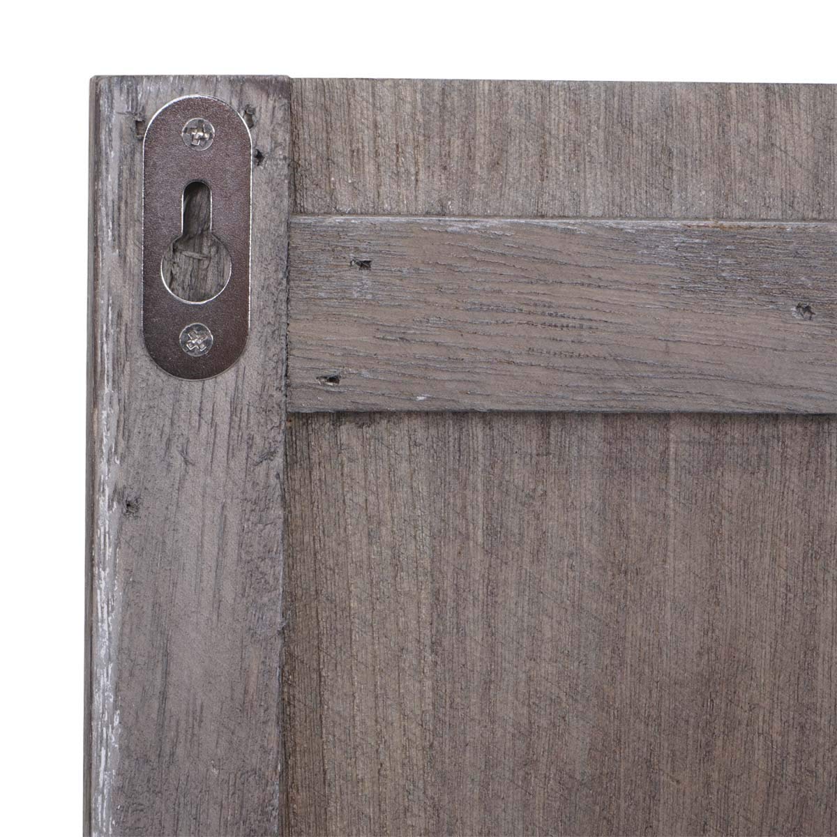 Mendler Wandgarderobe HWC-C89AM Home 8 Haken 91x60cm - braun, shabby | Garderobenpaneel, Garderobe, Shabby-Look, Vintage