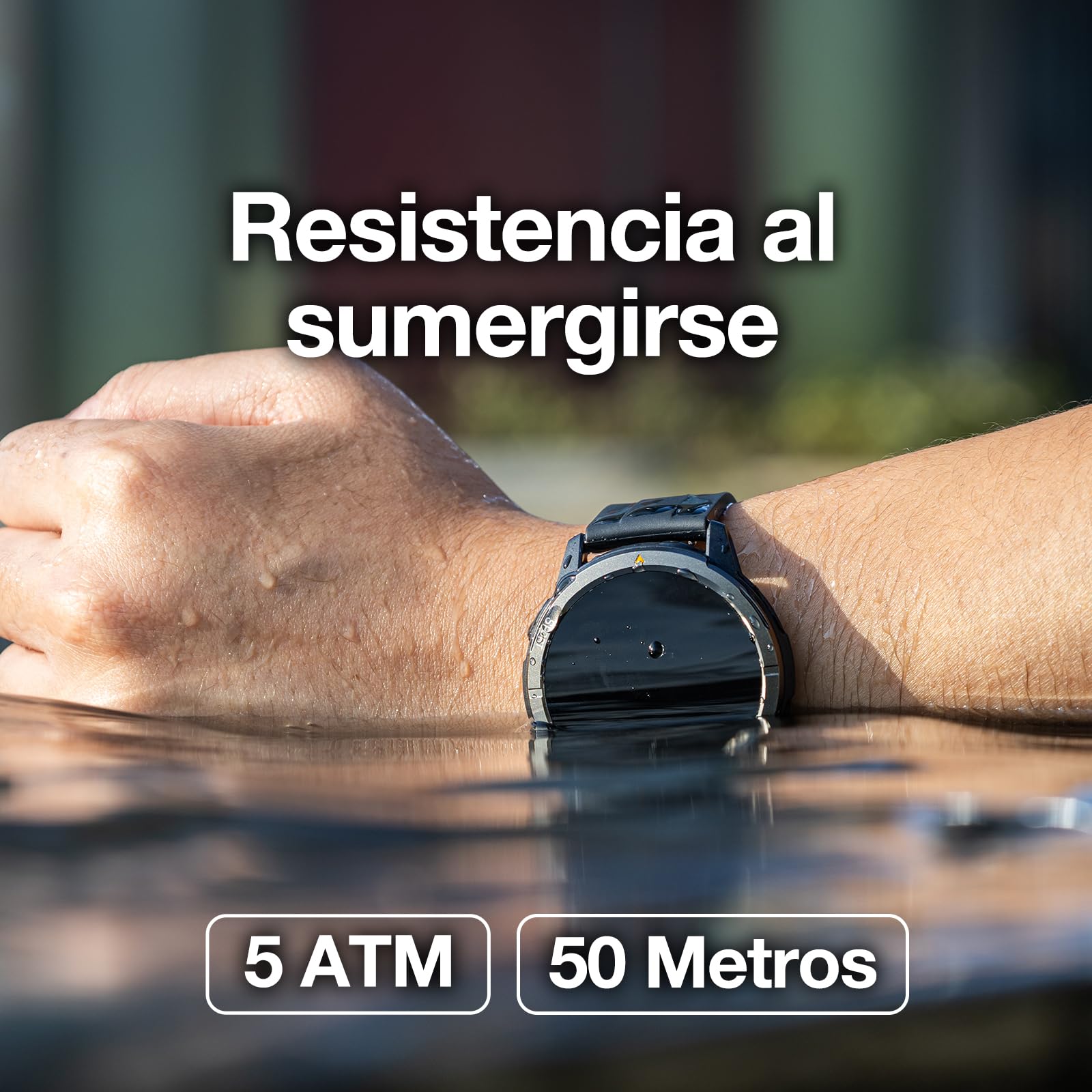 AGM Legion 2026 Smartwatch Hombre Mujer con GPS, Pantalla AMOLED 1,43", Reloj Deportivo, 5ATM Impermeable, Monitor de Fitness con Llamadas, Correa Magnética