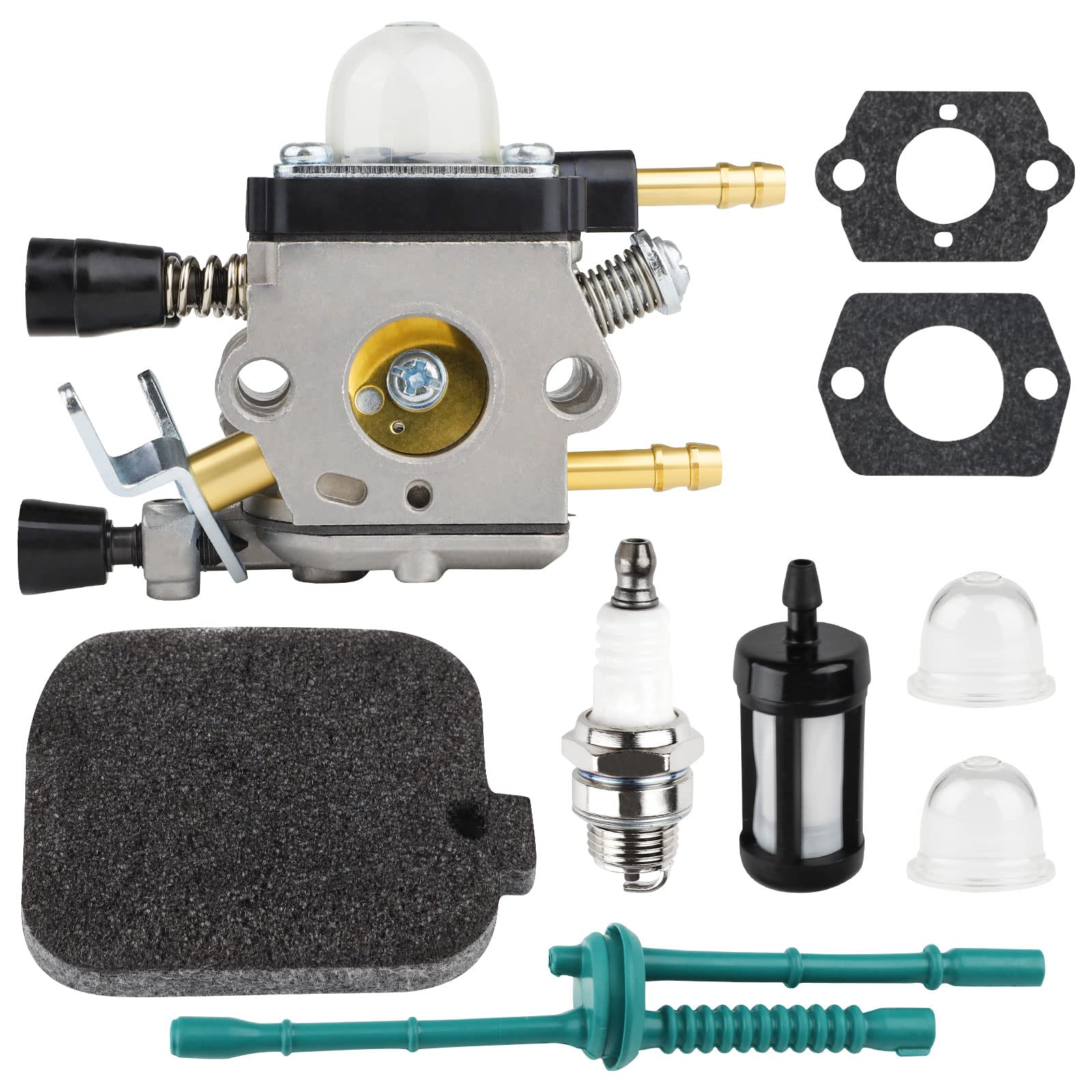 SIMPERAC BG55 Carburetor for Stihl Leaf Blower BG55 BG85 BG45 BG46 BG65 SH55 SH85 Replace for Zama C1Q-S68 with Air Filter Tune Up Kit