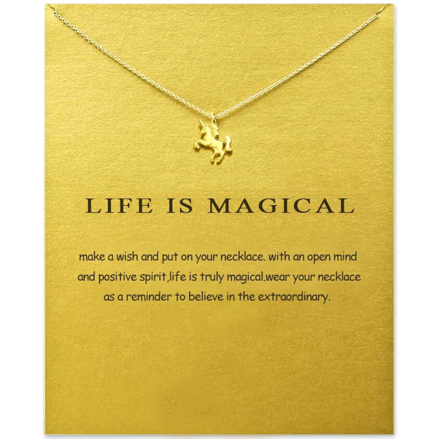 Friendship Key Sun Compass Anchor Necklace Good Luck Elephant Pendant Chain Necklace with Message Card Gift Card