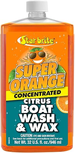 Miniatura 6 de STAR BRITE Jabón y cera para barcos cítricos súper naranja - Fórmula concentrada prémium para un brillo y protección definitivos