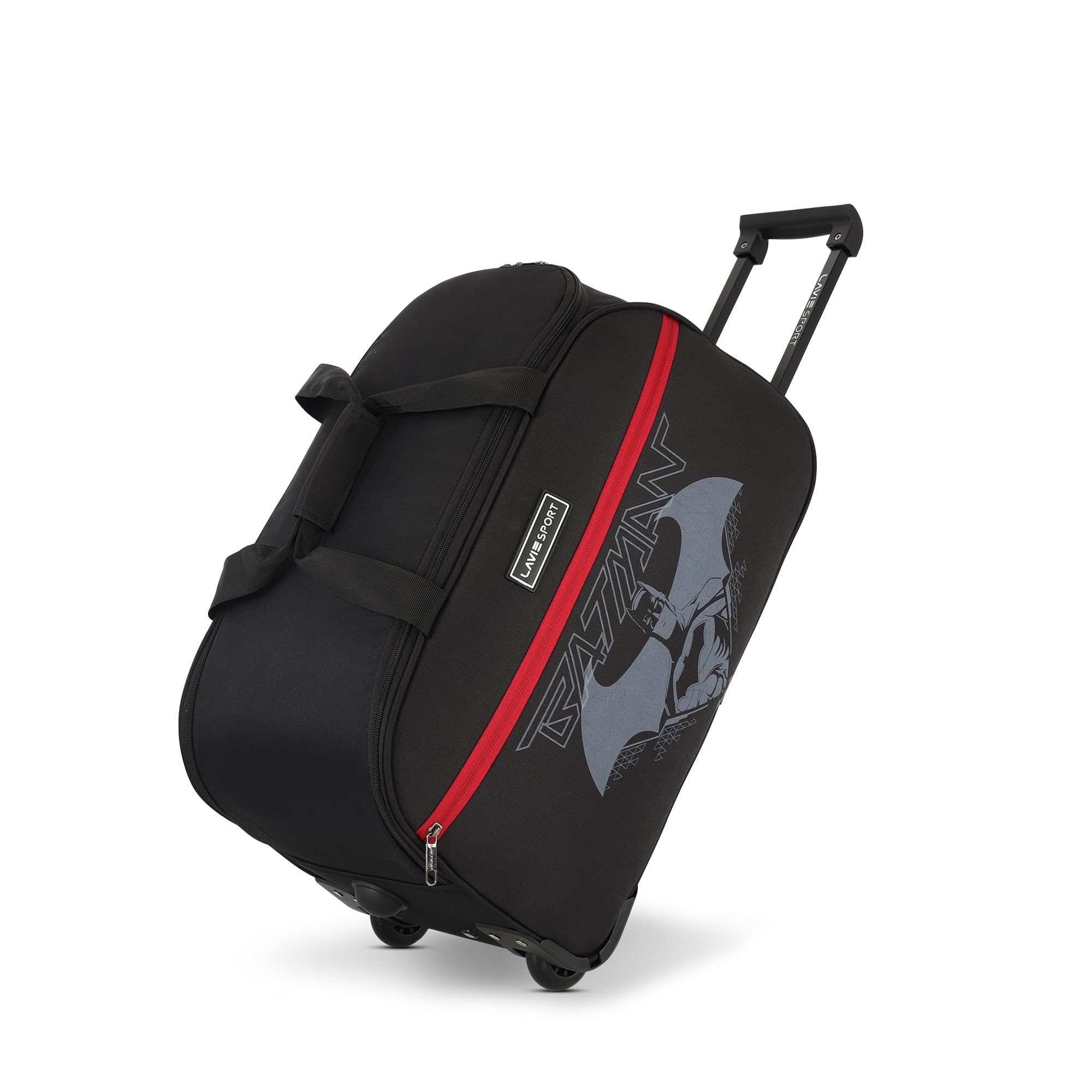 Lavie Sport 53cm Batman Wheel Duffle Cabin Duffle Bag | Spacious Weekender Duffle Bag for Men & Women