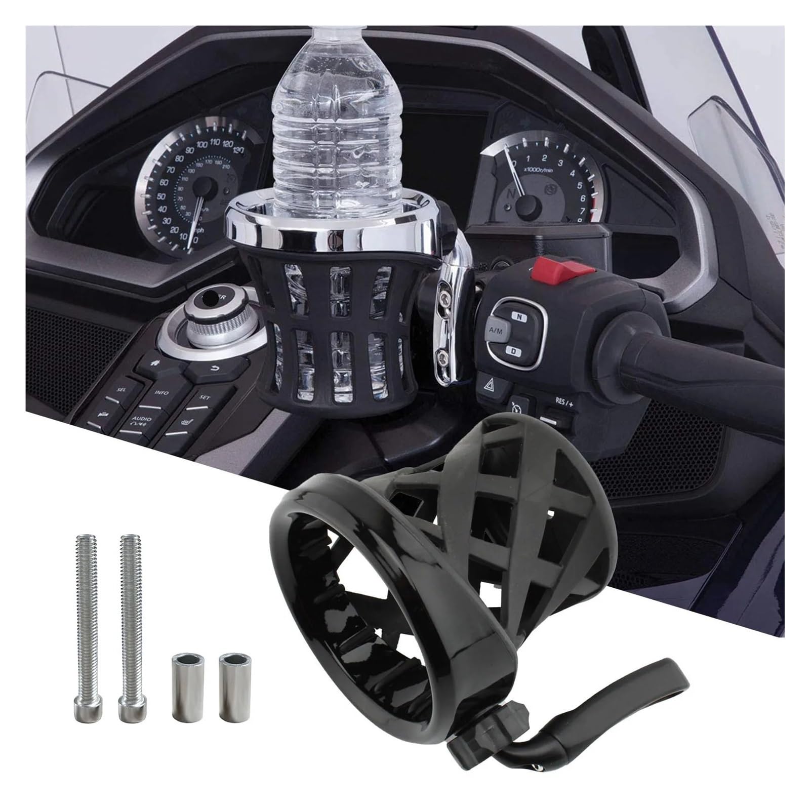 Flaschenhalter Motorrad Motorrad Tasse Halter Motocross Fahrrad Flasche Trinken Halterung Für Go&ldWing GL1800 2018-up