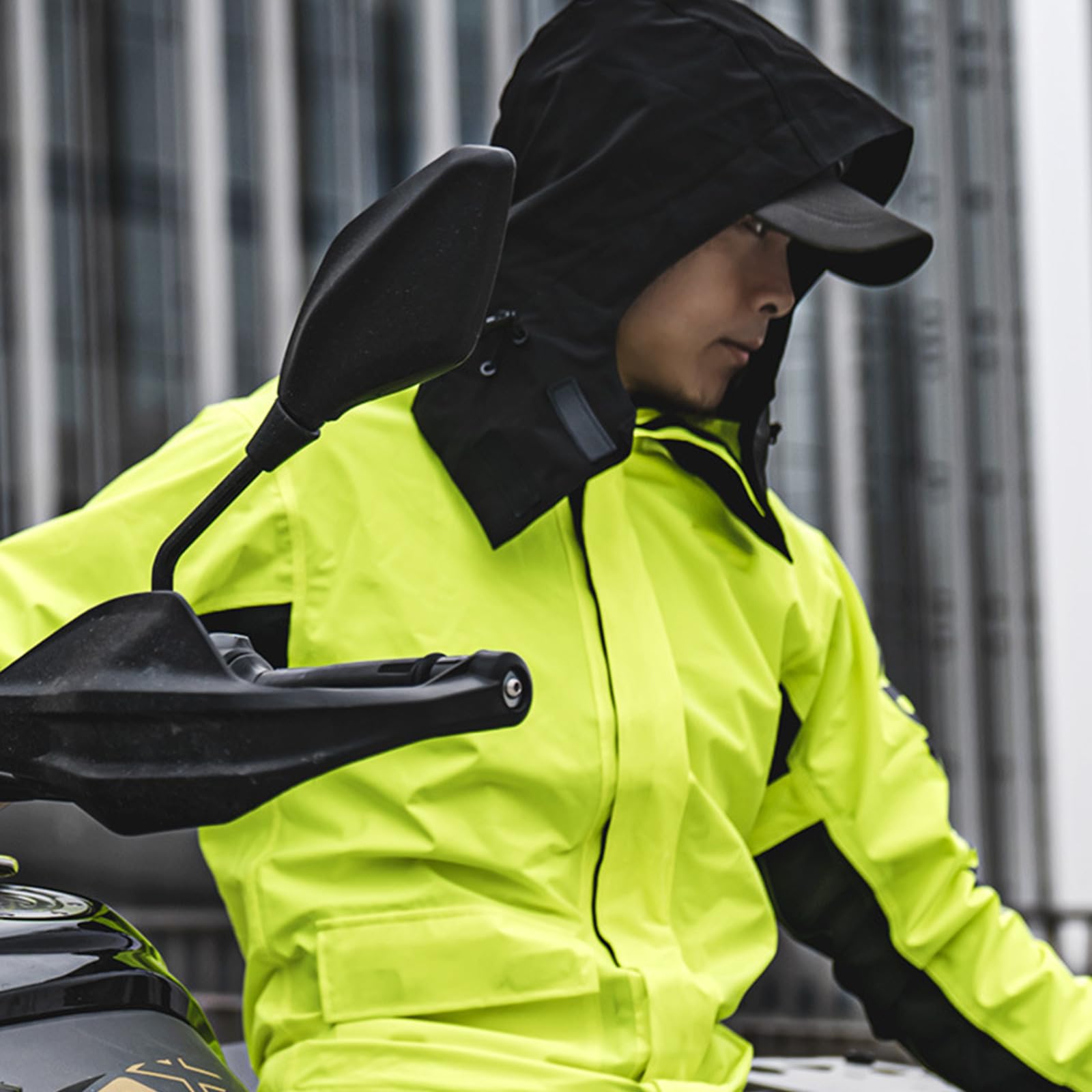 Chaquetas y pantalones de moto resistentes al frío, chaquetas de moto para hombre, ropa de motocross, equipo de protección, chubasquero, trajes