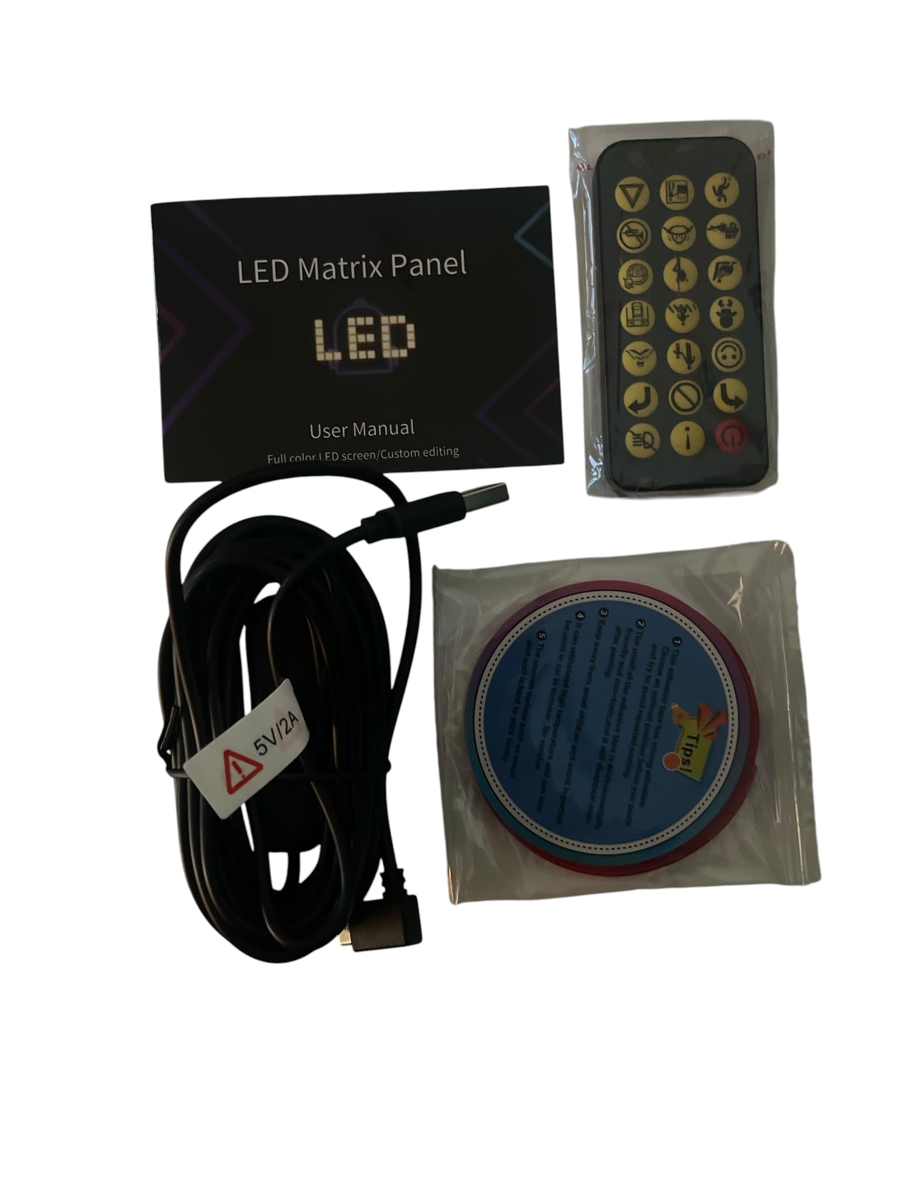 Genérico Pantalla Display LED RGB Flexible Programable, Textos Personalizables con App Bluetooth. (20 x 33 cm) Muestra Mensajes, Publicidad en Tiendas, comercios y escaparates