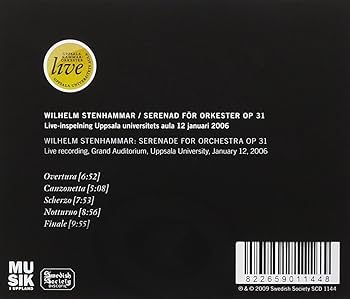 Stenhammar Wilhelm - Serenad for Orch - Amazon.com Music