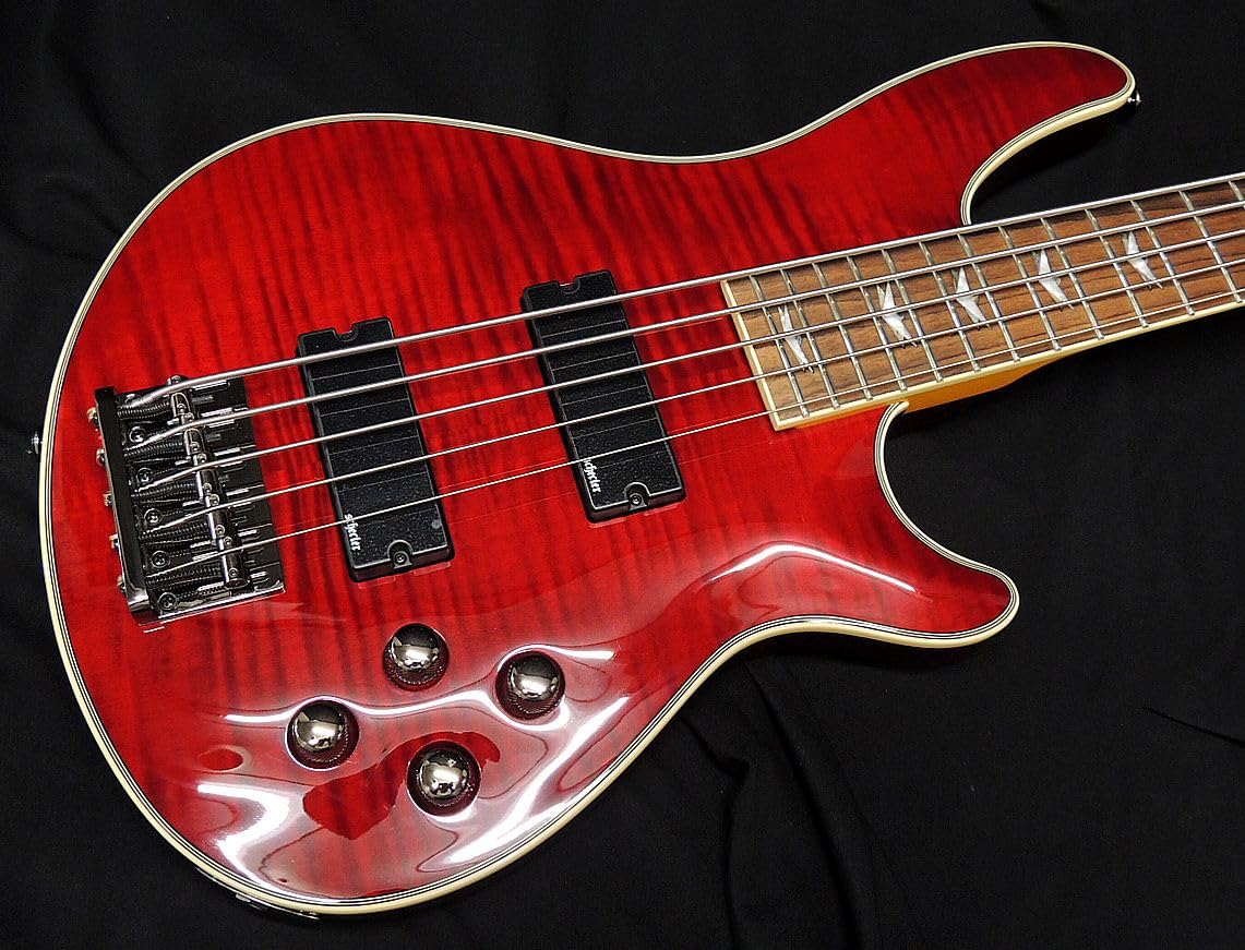 Amazon | Schecter AD-OM5-EXT/BCH シェクター エクストリームシリーズ ブラックチェリー  エレキベース【5弦ベース】【限定モデル】【アウトレット | エレキベース | 楽器・音響機器