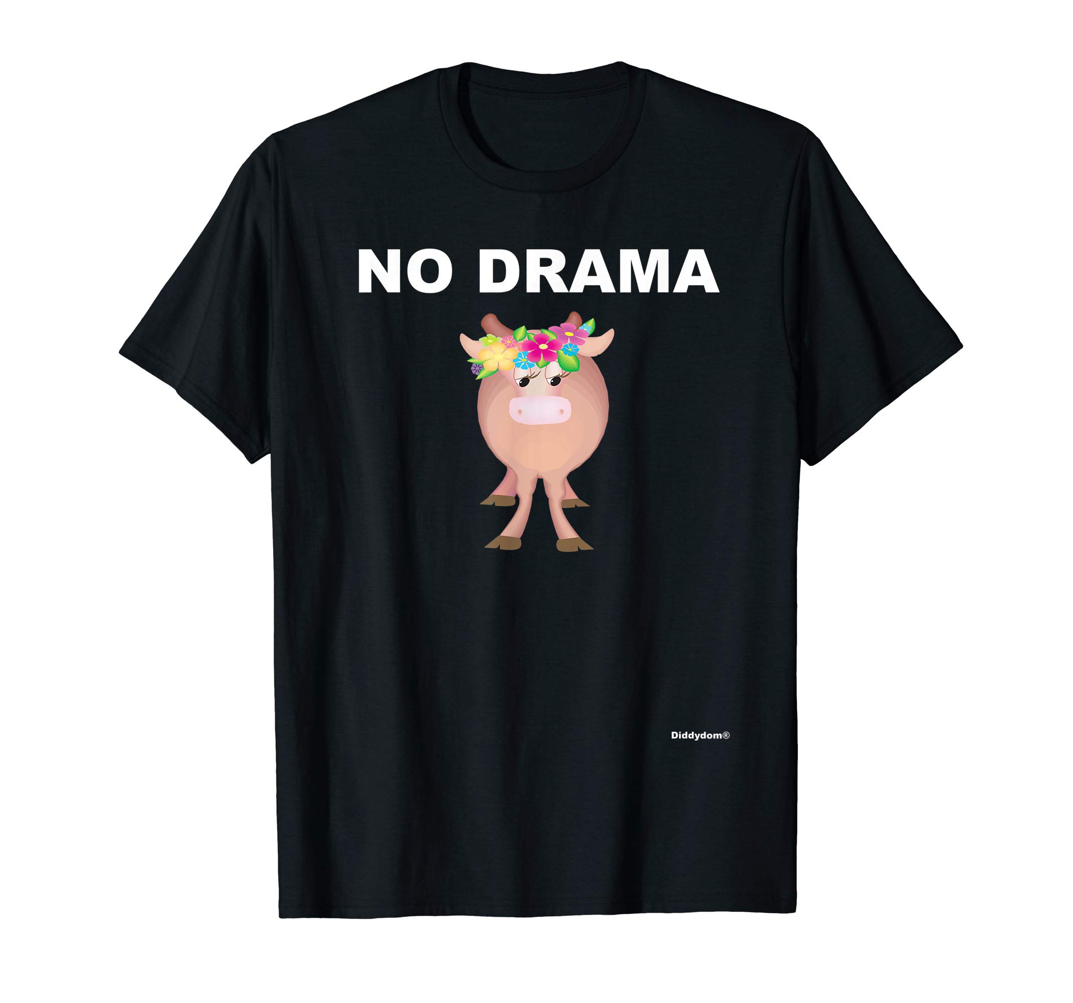 Cow No Drama T Shirt Silly Cow Womens Kids Shirt Top