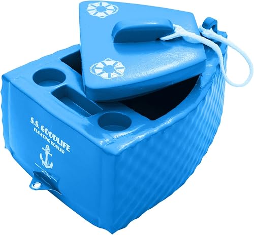 TRC Recreation Water Resistant Floating Super Soft Goodlife Drink Kooler for Water Adventures and Activities