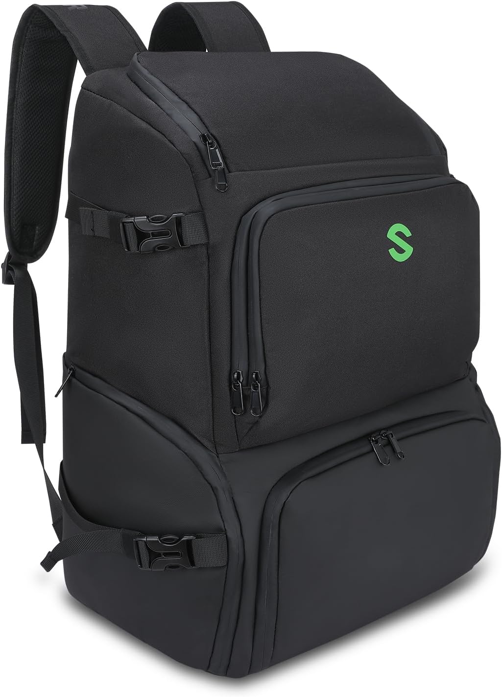 SAVIOUR DJ Accessories Transport Pack - Large Gear Bag for Solo Musicians, DJ Equipment, Mic Stands, and Cables - Durable Gig Backpack