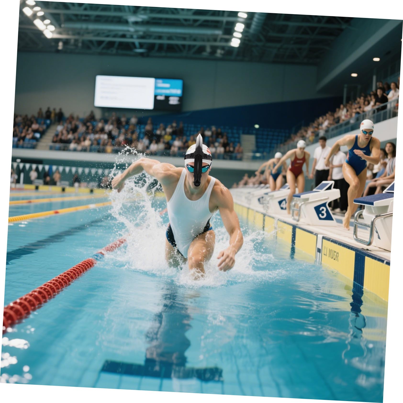 Alipis Schwimm-schnorchel Ausblasventil und Frontventil für Schwimmer Wassersportausrüstung für Training und Tauchen im Offenen Wasser