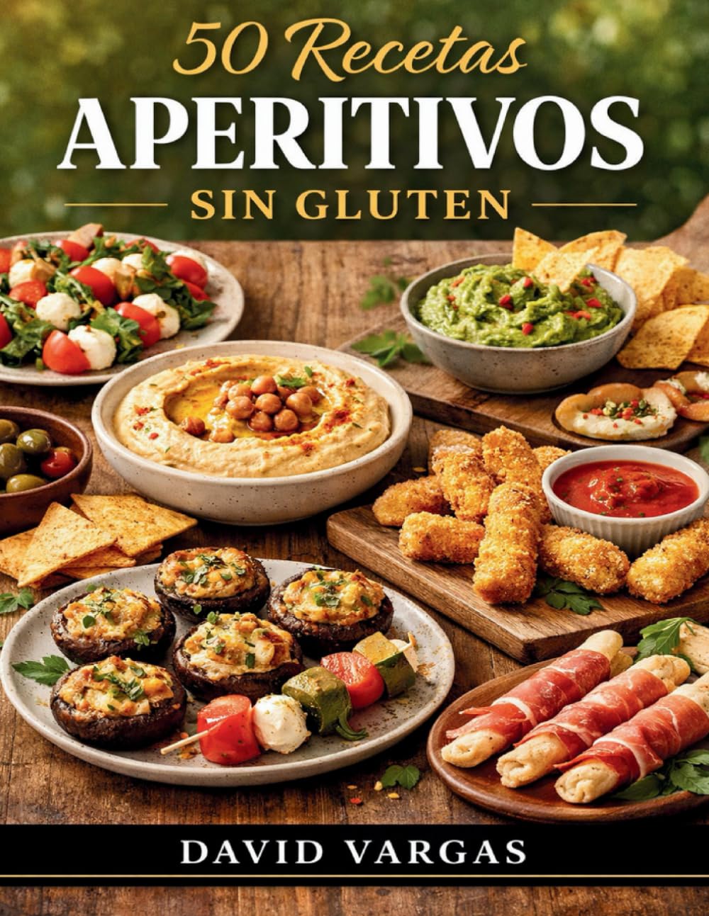 50 Recetas de Aperitivos Sin Gluten: Ideas fáciles y deliciosas para compartir en cualquier ocasión
