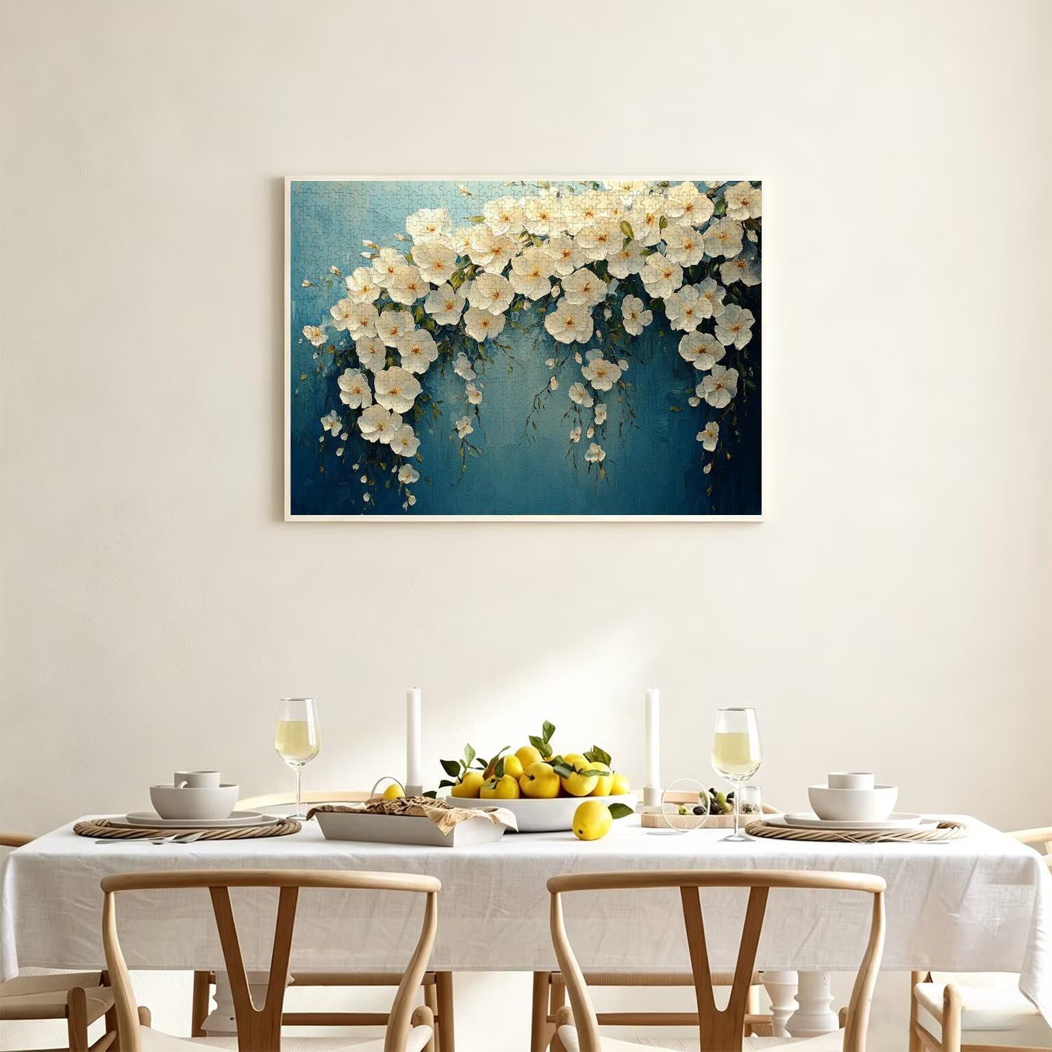 Puzzle 3000 Teile Blume, Holzpuzzle 122x81cm Abstrakt, n-254