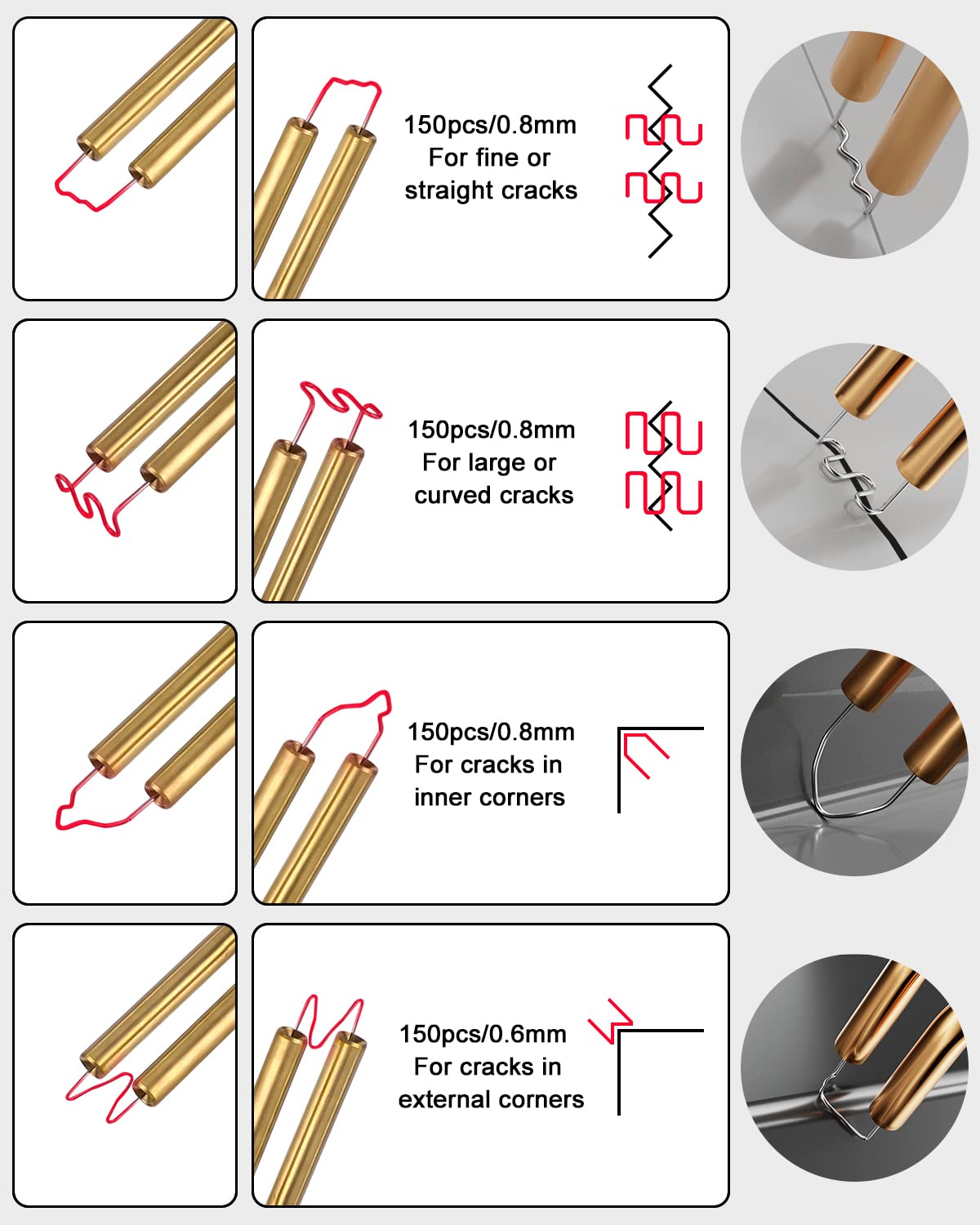 70W Plastica Saldatrice, Kit di Riparazione Paraurti Auto, Plastica Riparazione Saldatura Kit con 600PCS Caldo Cucitrice, Saldatore Pistola Riparazione Macchina, Saldatrice per Plastica Riparazione