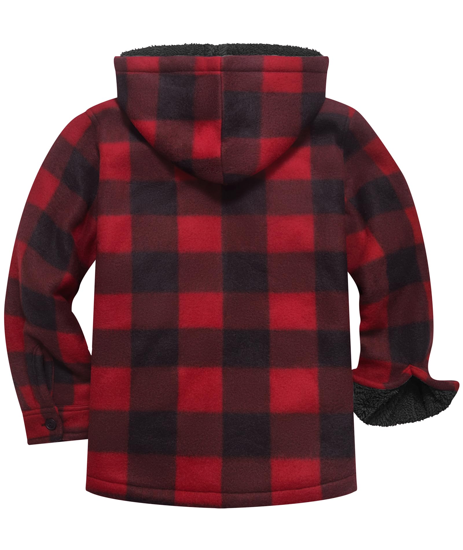 zitysport Hemdjacke Jungen Verdicken Fleecejacke Kinder mit Fleecefutter Warm Flanelljacke Jungen... Ansicht 3