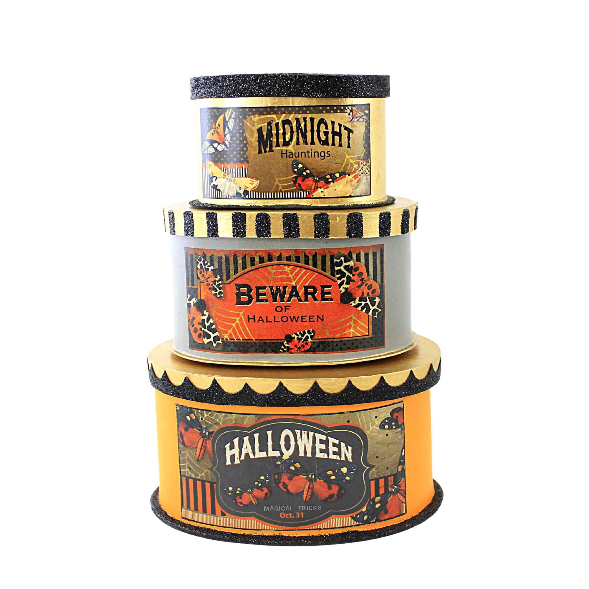 Boîtes à mites Halloween Bethany Lowe pour décorer votre buffet de fête vintage